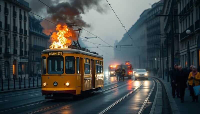 Milano, principio di incendio sul tram 27 in zona Mecenate: evacuati passeggeri tra paura e fumo