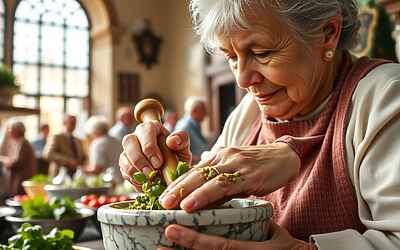 Ottantacinquenne ligure trionfa nel campionato mondiale di pesto genovese e conquista i giudici