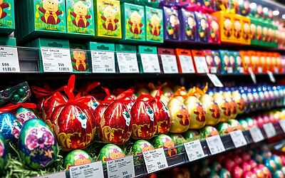 Pasqua, rincari choc sulle uova di cioccolato nonostante cacao in calo