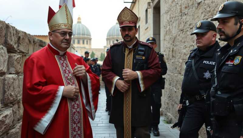 Pizzaballa respinto al Santo Sepolcro, premier e Papa denunciano violazione grave e invocano pace
