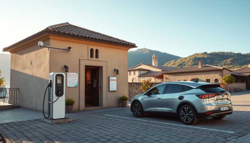 Poste Italiane installa infrastrutture di ricarica elettrica gratuite a supporto della mobilità nei piccoli Comuni