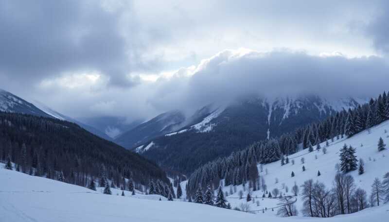 Primavera interrotta in Italia con l’arrivo di piogge insistenti, vento forte e nuove nevicate diffuse