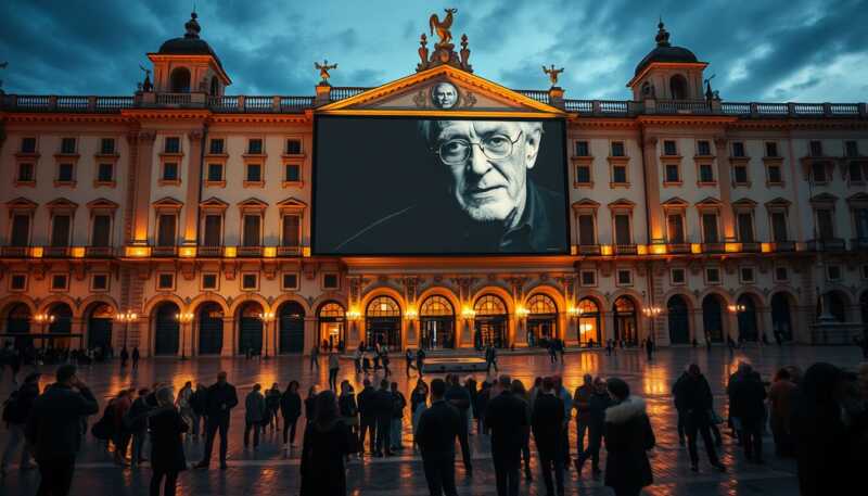 Regione Liguria celebra Gino Paoli a Genova con proiezione speciale su maxischermo