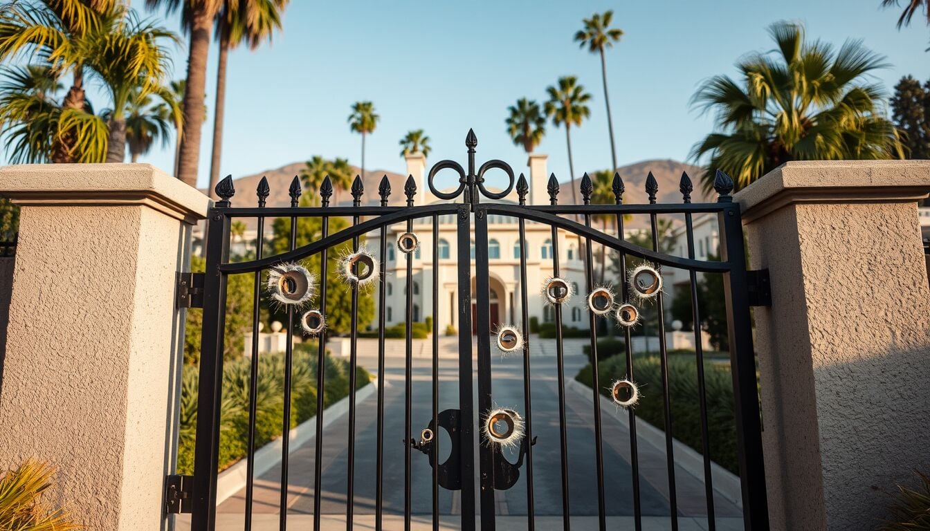 Rihanna villa di Beverly Hills sotto attacco a colpi d’arma da fuoco