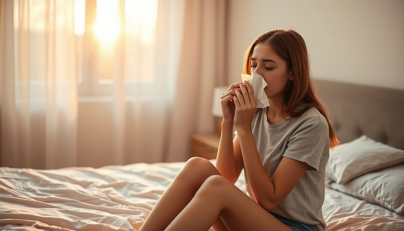 Rinite allergica sintomi più intensi al mattino: cronobiologia spiega starnuti frequenti e naso chiuso persistente