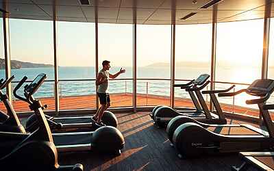 Sinner e il suo team trasformano la crociera Explora in palestra di lusso con fitness esclusivo