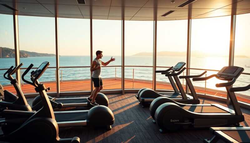 Sinner e il suo team trasformano la crociera Explora in palestra di lusso con fitness esclusivo