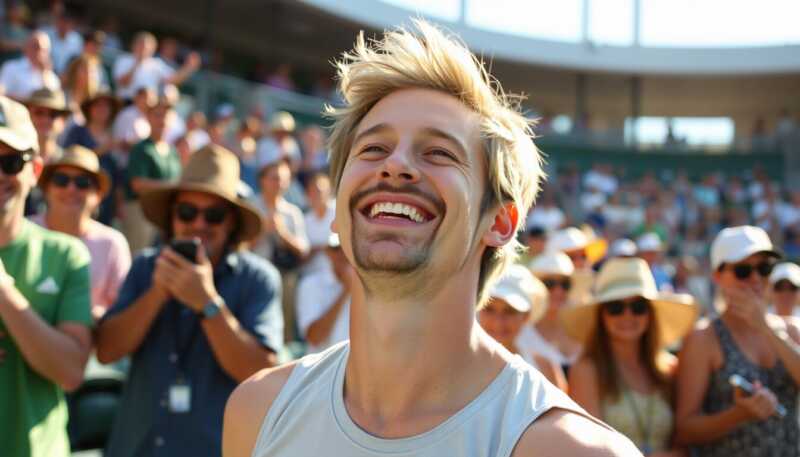 Sinner si prepara a Indian Wells, una tifosa gli grida ti amo e lui reagisce sorridendo
