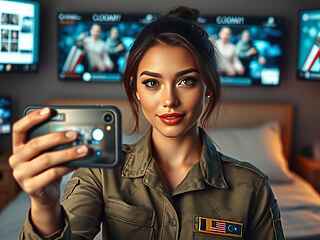 Soldatessa virtuale protagonista sui social, tra influencer fantasma e nuova frontiera della propaganda digitale