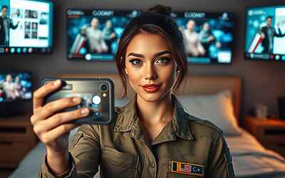 Soldatessa virtuale protagonista sui social, tra influencer fantasma e nuova frontiera della propaganda digitale