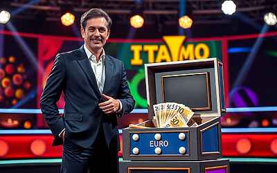 Stefano De Martino sfida Paolo Bonolis ad Affari Tuoi