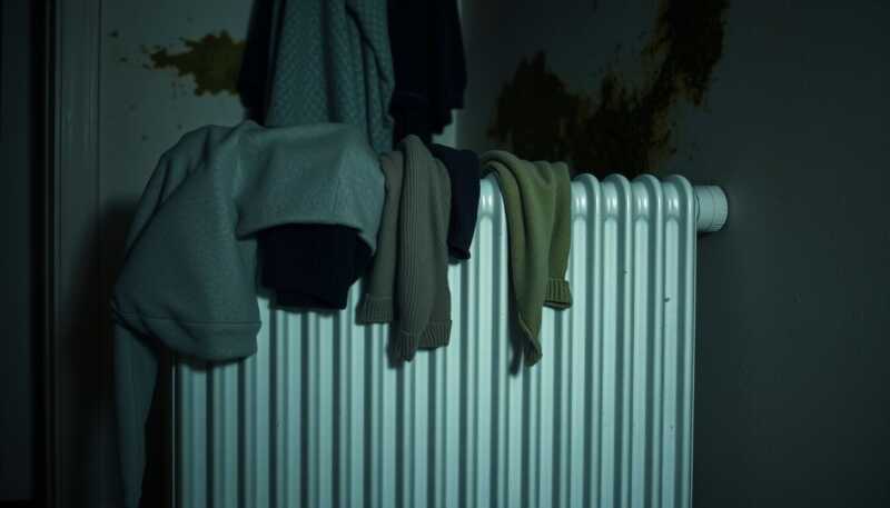 Termosifoni e panni bagnati, gli esperti avvertono sul rischio muffe e danni alle vie respiratorie