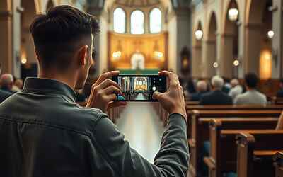 Tiktoker trasforma le messe in intrattenimento online e finisce sotto inchiesta per vilipendio di religione