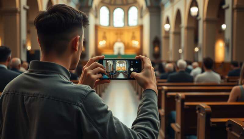 Tiktoker trasforma le messe in intrattenimento online e finisce sotto inchiesta per vilipendio di religione