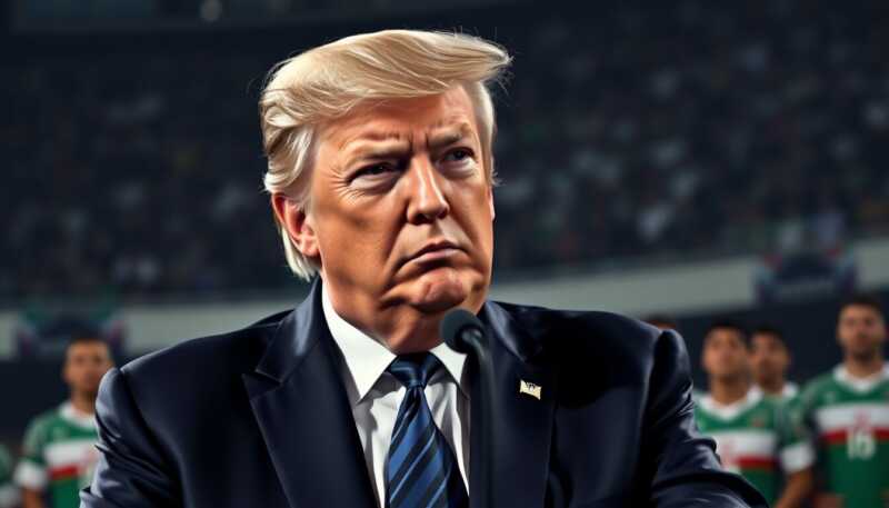 Trump accoglie la nazionale iraniana ai Mondiali ma ne mette in dubbio l’opportunità politica