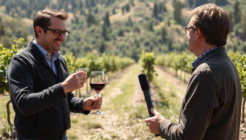 Uno Mattina inviato confonde microfono e bicchiere di vino in diretta