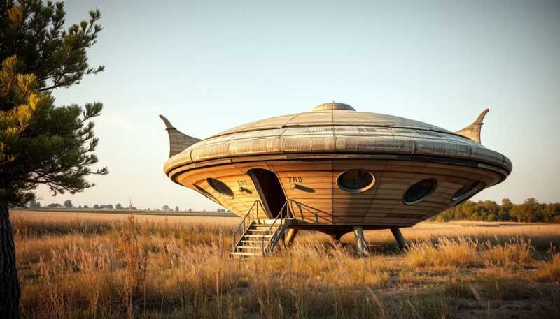 Villa futuristica UFO in vendita vicino Roma affascina collezionisti e investitori di design iconico