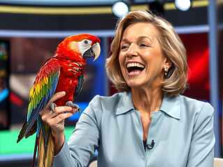 Virginia Raffaele imita i pennuti e manda in tilt Mara Venier