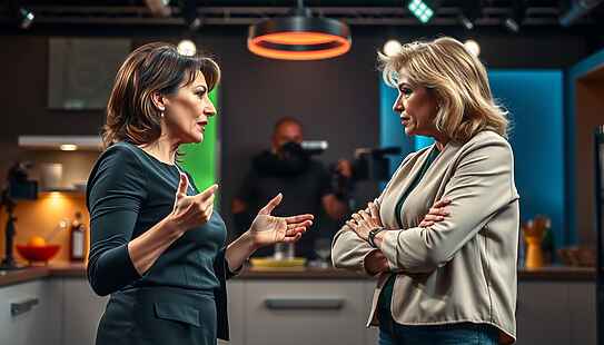 Alessandra Mussolini accusa Adriana Volpe e scatena nuova bufera televisiva