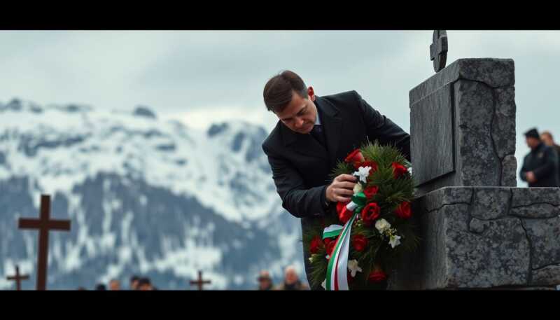 Ambasciata italiana onora le vittime dell’incendio di Crans-Montana con una cerimonia commemorativa