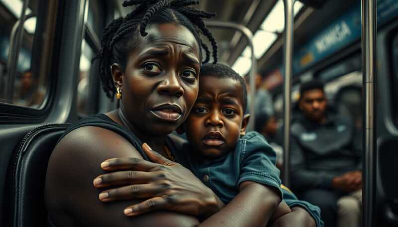 Donna aggredita a cinghiate sul bus davanti al figlio racconta il terrore e mostra i lividi