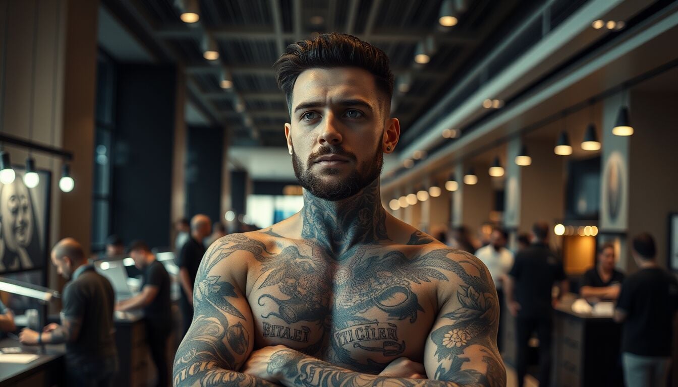 Fabrizio Corona protagonista al raduno internazionale di tatuatori all’Hotel Casale di Colli del Tronto