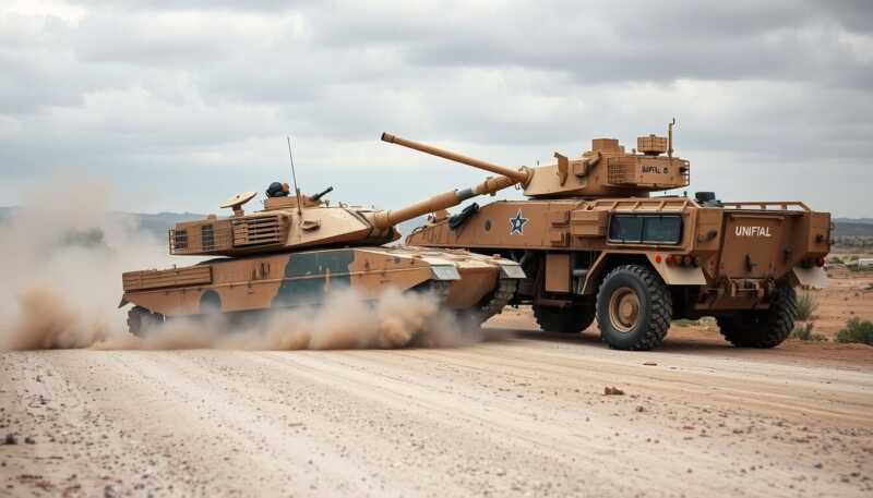 Israele, carro armato dell’esercito sperona veicolo italiano Unifil in Libano senza causare feriti
