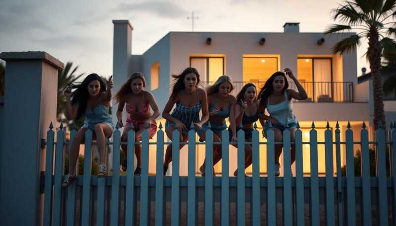 Italia Shore, irruzione di ragazze in villa: il video diventa virale