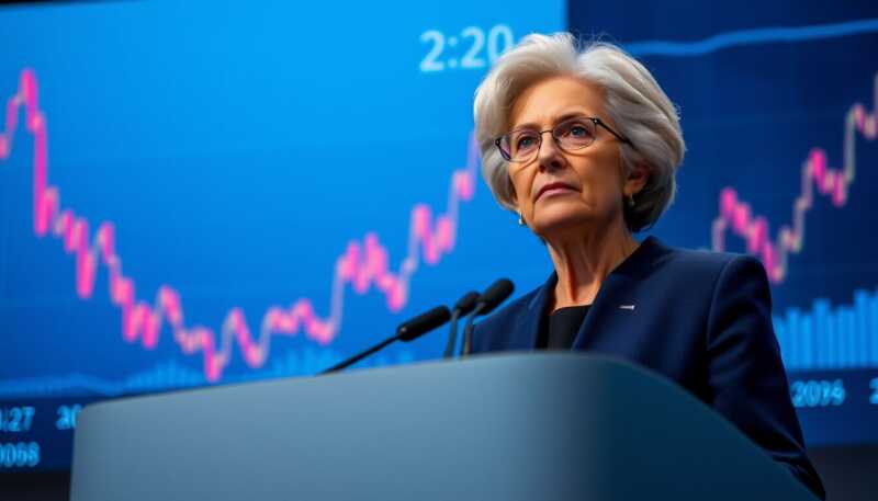 Lagarde difende tassi fermi mentre nuovo shock energetico frena ripresa