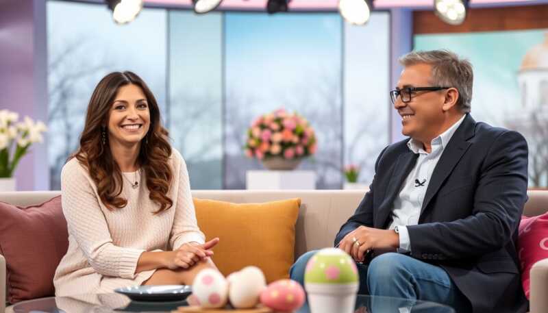 Mara Venier sorprende Domenica In tra auguri di Pasqua e pace in studio