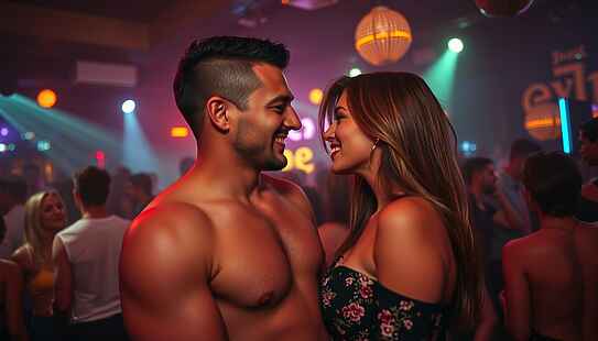 Mario Lenti sorprende il pubblico flirtando in discoteca con ex protagonista