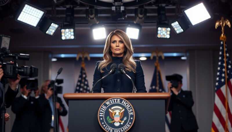 Melania Trump smentisce legami con Epstein e denuncia campagne diffamatorie sul suo passato