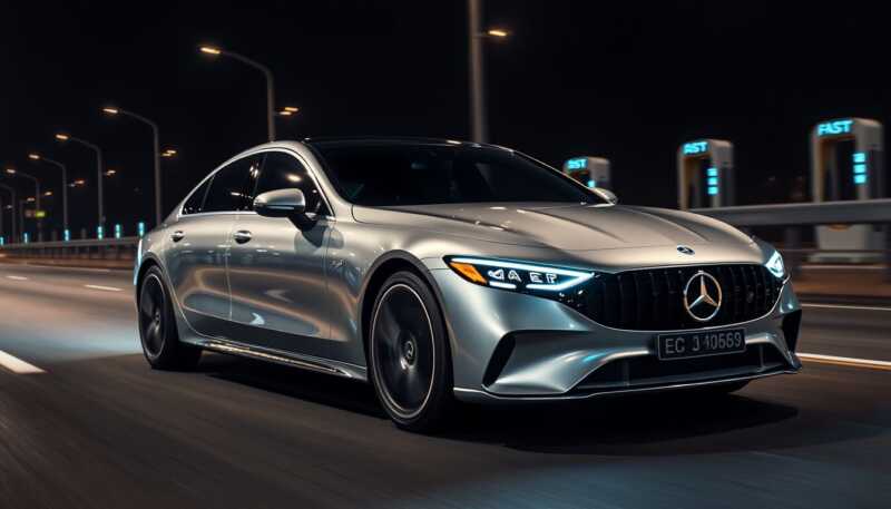 Mercedes EQS 2027 debutta con 640 km di autonomia e lusso hi tech per lunghi viaggi