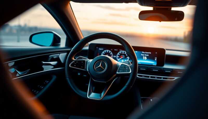 Mercedes EQS inaugura il nuovo steer by wire: prova su strada e innovazioni tecniche in Portogallo