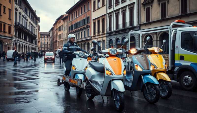Monopattini elettrici al bivio tra nuove targhe obbligatorie, raffica di sanzioni e divieti cittadini