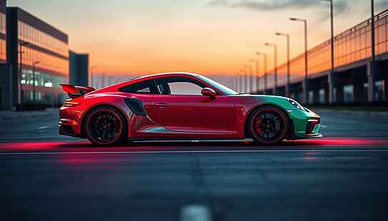 Porsche presenta carrozzeria intelligente che cambia colore all’istante e rivoluziona la personalizzazione auto