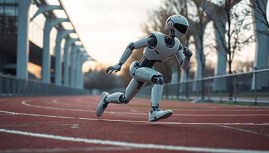 Robot umanoide sfida il limite di velocità umana e punta a superare il primato di Usain Bolt