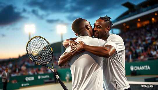 Sinner abbraccia Bolt e celebra il supporto della leggenda dell’atletica durante il grande evento di tennis