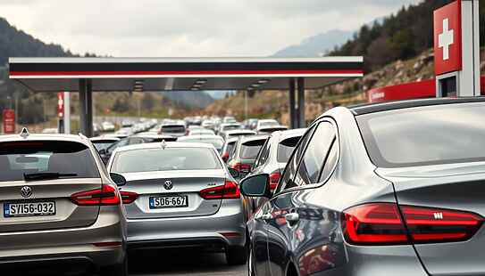 Svizzera sceglie i distributori italiani per il carburante meno caro e infiamma il dibattito sui prezzi