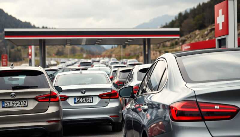 Svizzera sceglie i distributori italiani per il carburante meno caro e infiamma il dibattito sui prezzi