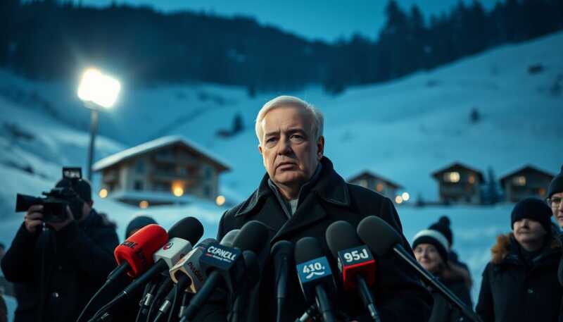 Svizzera, sindaco di Crans-Montana sotto pressione per le risposte sulla strage di Capodanno