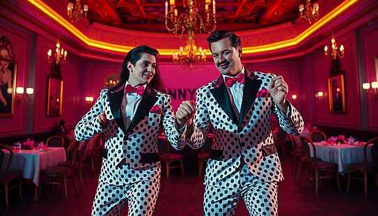 TonyPitony e Tommy Cash nozze show con coreografia virale di Sal Da Vinci