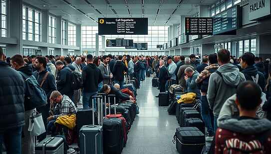Trasporto aereo paralizzato dallo sciopero: voli cancellati, disagi per i passeggeri e motivi della protesta