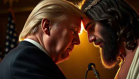 Trump rilancia immagine con Gesù e riapre lo scontro politico e religioso negli Stati Uniti