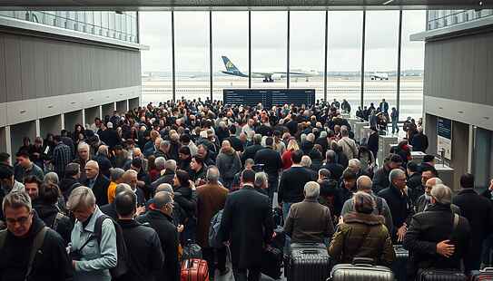 Aeroporti italiani verso il blocco voli: oltre mille tratte cancellate e solo poche fasce garantite