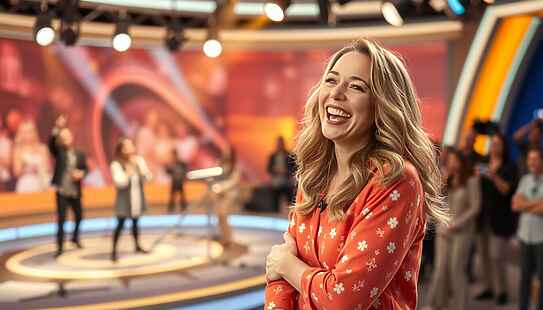 Antonella Clerici scivola sul bunga bunga in diretta televisiva