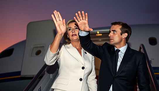 Brigitte Macron scopre messaggi segreti di Emmanuel con attrice iraniana