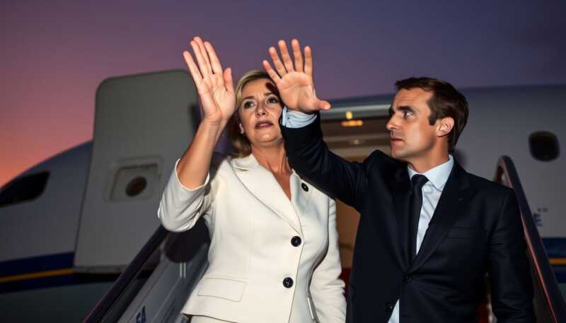 Brigitte Macron scopre messaggi segreti di Emmanuel con attrice iraniana