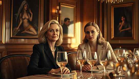Donatella Versace racconta la scena italiana con Emily Blunt inedita