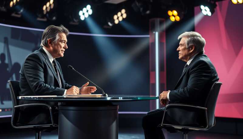 Enzo Iacchetti guida il confronto con Giuseppe Conte a È Sempre Cartabianca